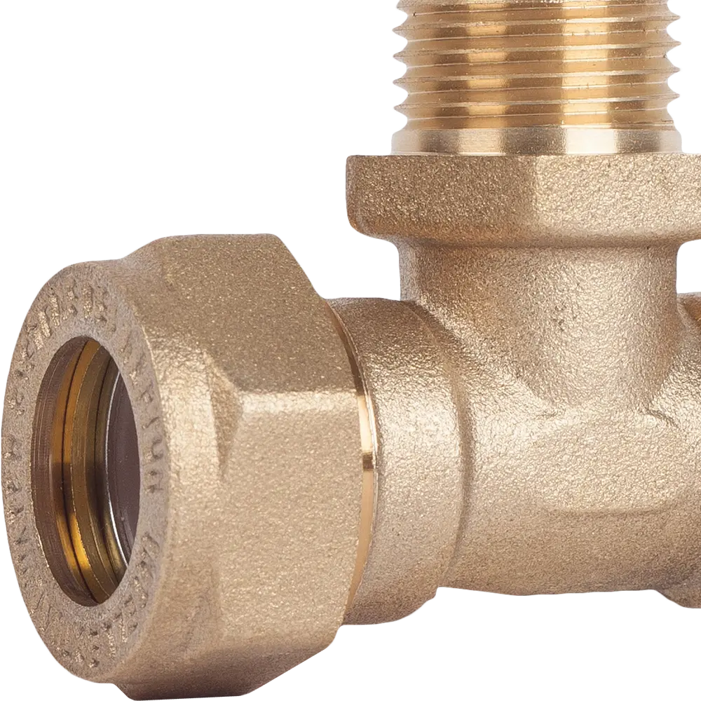 Тройник обжимной Neptun IWS, наружная резьба, 15 ммх1/2"х15 мм, латунь STLM-2101137 - Вид №1