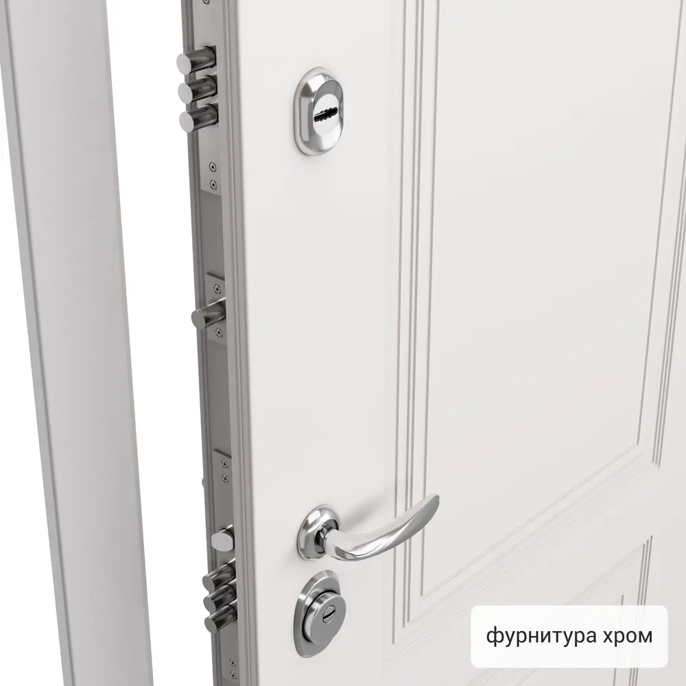 Дверь входная металлическая Фолд грет 880 мм левая цвет белый TOREX STLM-2129406 - Вид №1