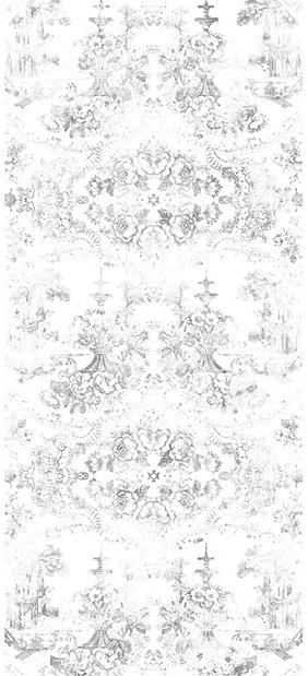 Mineheart Виниловые обои с цветочными мотивами Almost white Wal/070 - Вид №3