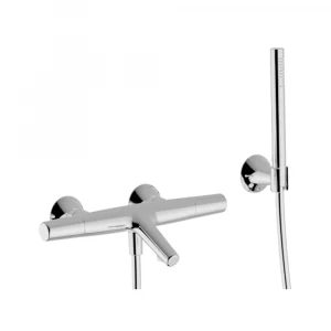 Термостат для ванной внешний, с душем 2 потока