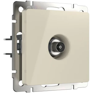 WERKEL Розетка ТВ оконечная встраиваемая слоновая кость 85539962