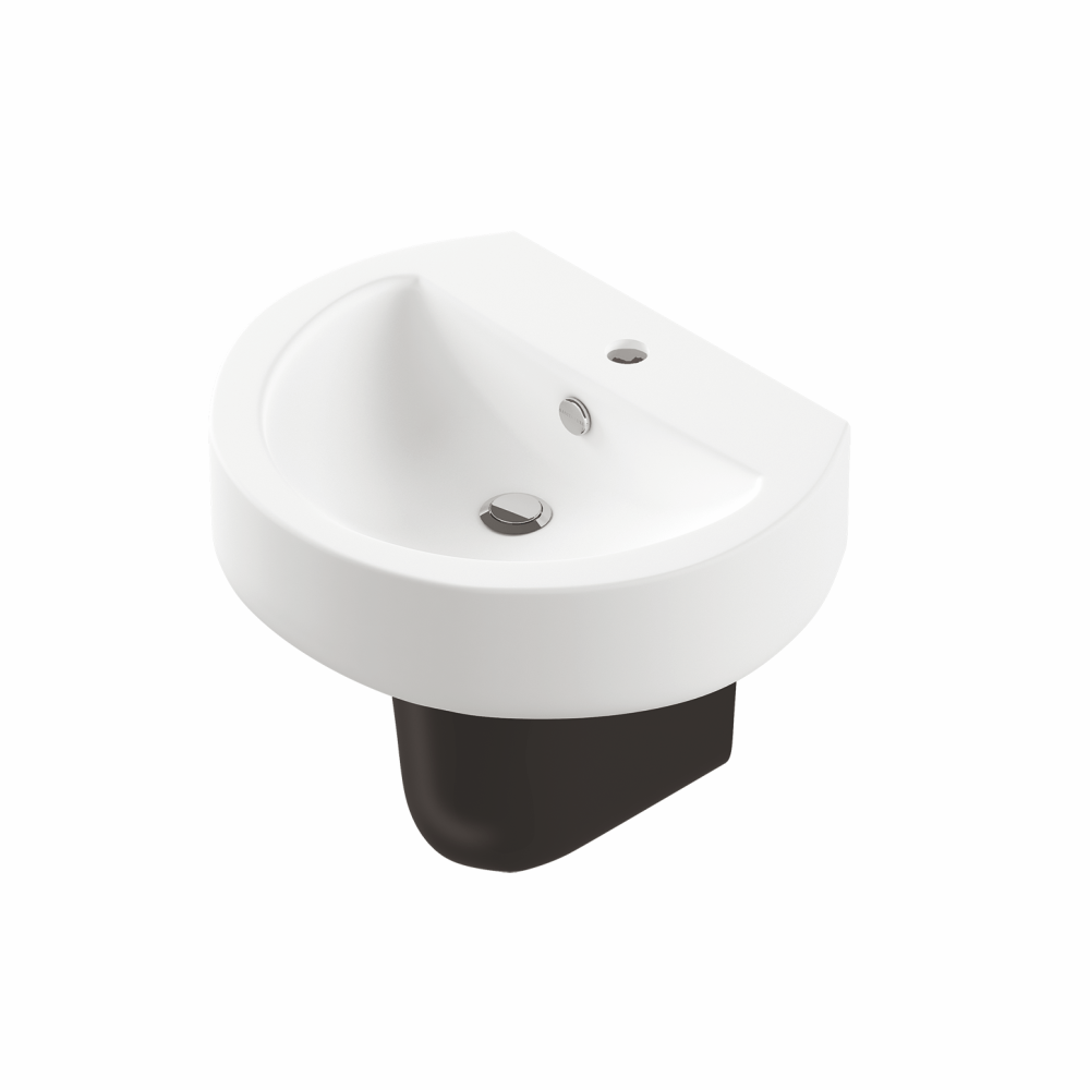 BSTSLWB01 Подвесная раковина настенная овальная BATi BALi  белая  - Вид №4