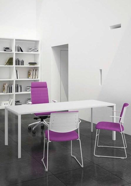 Ares Line Штабелируемый пластиковый стул с санками Zero9 family sun-id-1471654 - Вид №1