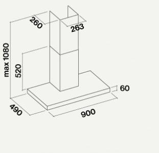 Falmec Настенная вытяжка из активированной углеродистой стали White sun-id-1390929 - Вид №2