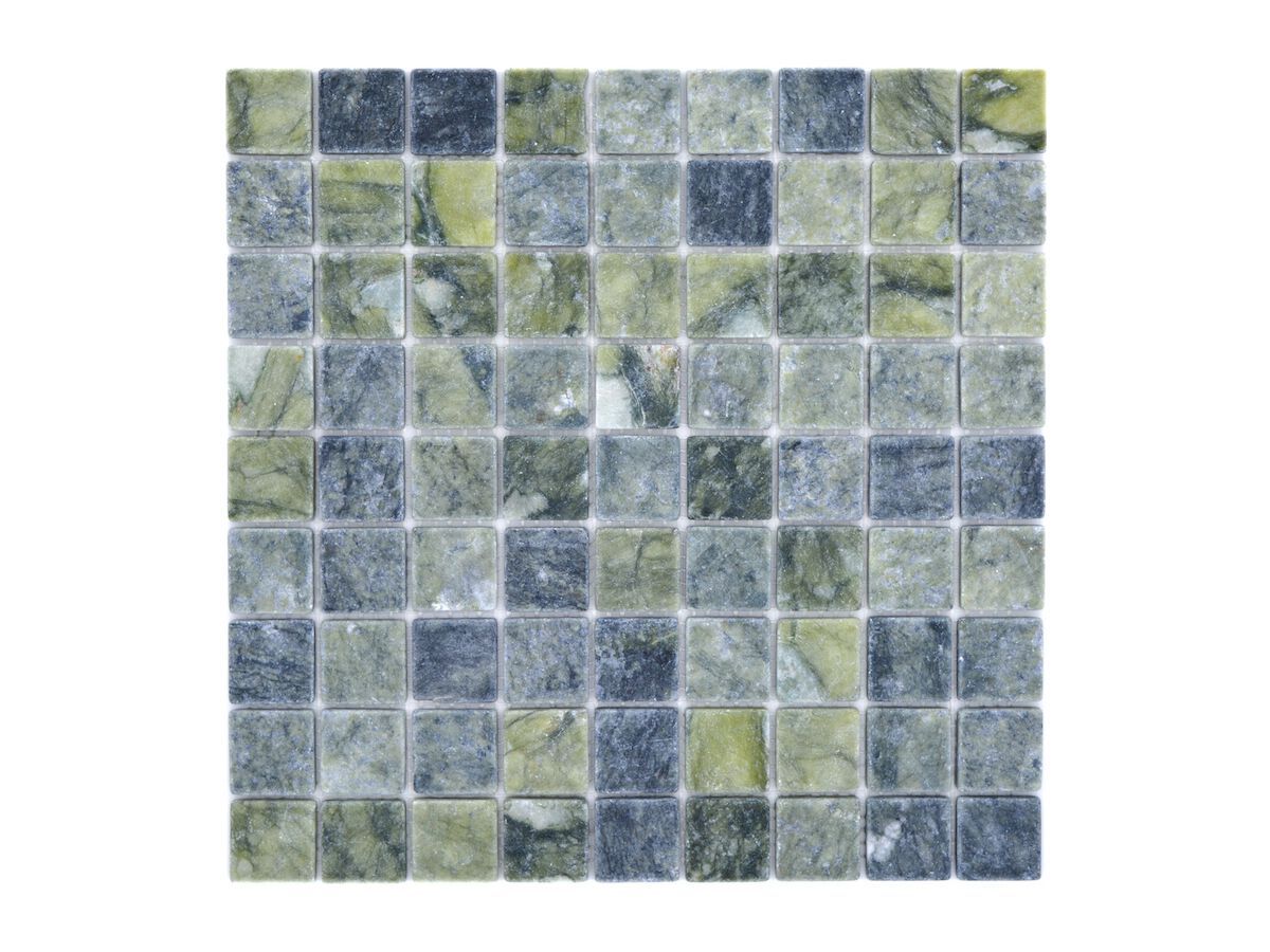Зеленая мраморная мозаика Mosaix ARCH-00054083 - Вид №1