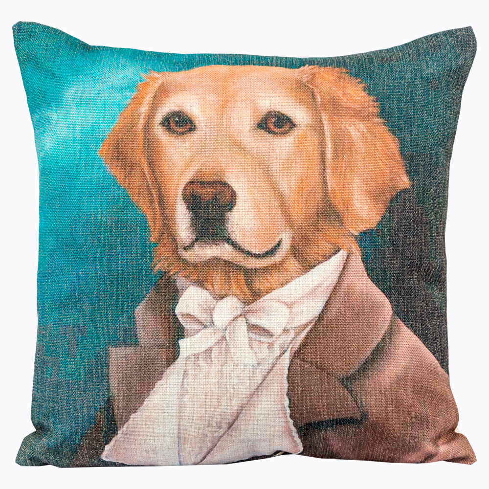 2719029 Арт-подушка «Музейный экспонат», версия 4 «Лорд Лабрадор» Object Desire 