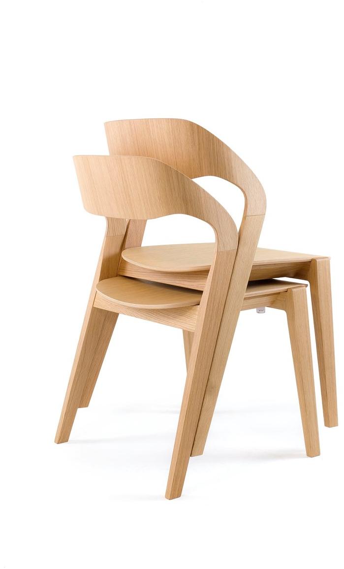 Crassevig Штабелируемый деревянный стул Mixis sun-id-1513554 - Вид №10