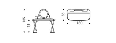 Стальной и керамический туалетный шкаф Cattelan italia Cocoon ARCH-00045004 - Вид №6
