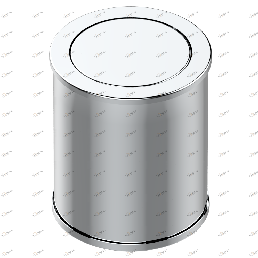 G00-711CL Ведро для мусора с качающейся крышкой, Ø 185 мм, высота 215 мм Thg-paris прочие артикулы THG Хром G00-711CL CAT.A