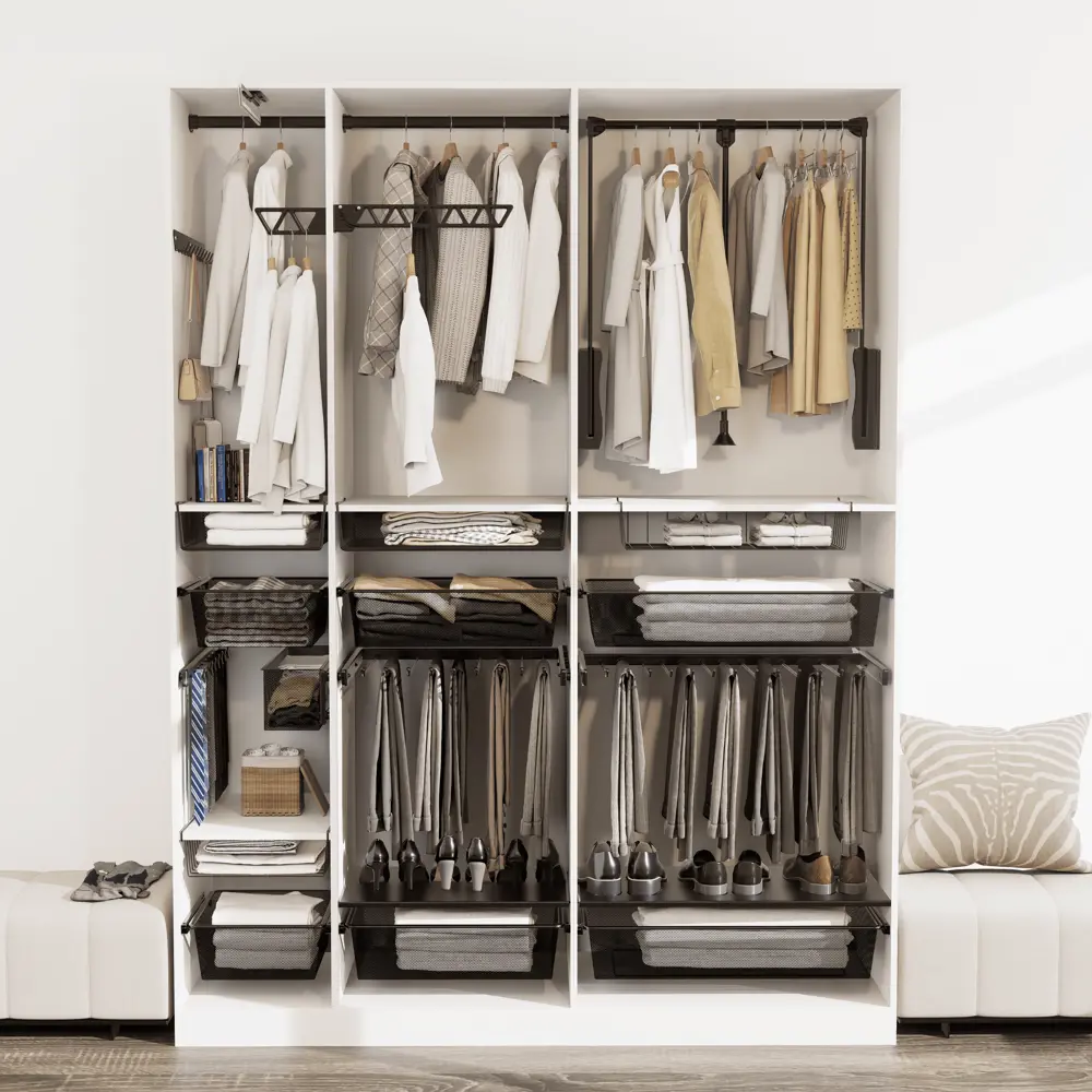 Брючница Лион 60x41.7 см KONSENSA сталь цвет черный STLM-2135670 - Вид №5