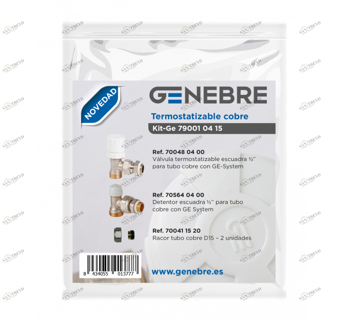 GENEBRE 79001 04 15 Термостатический комплект GE-SYSTEM 