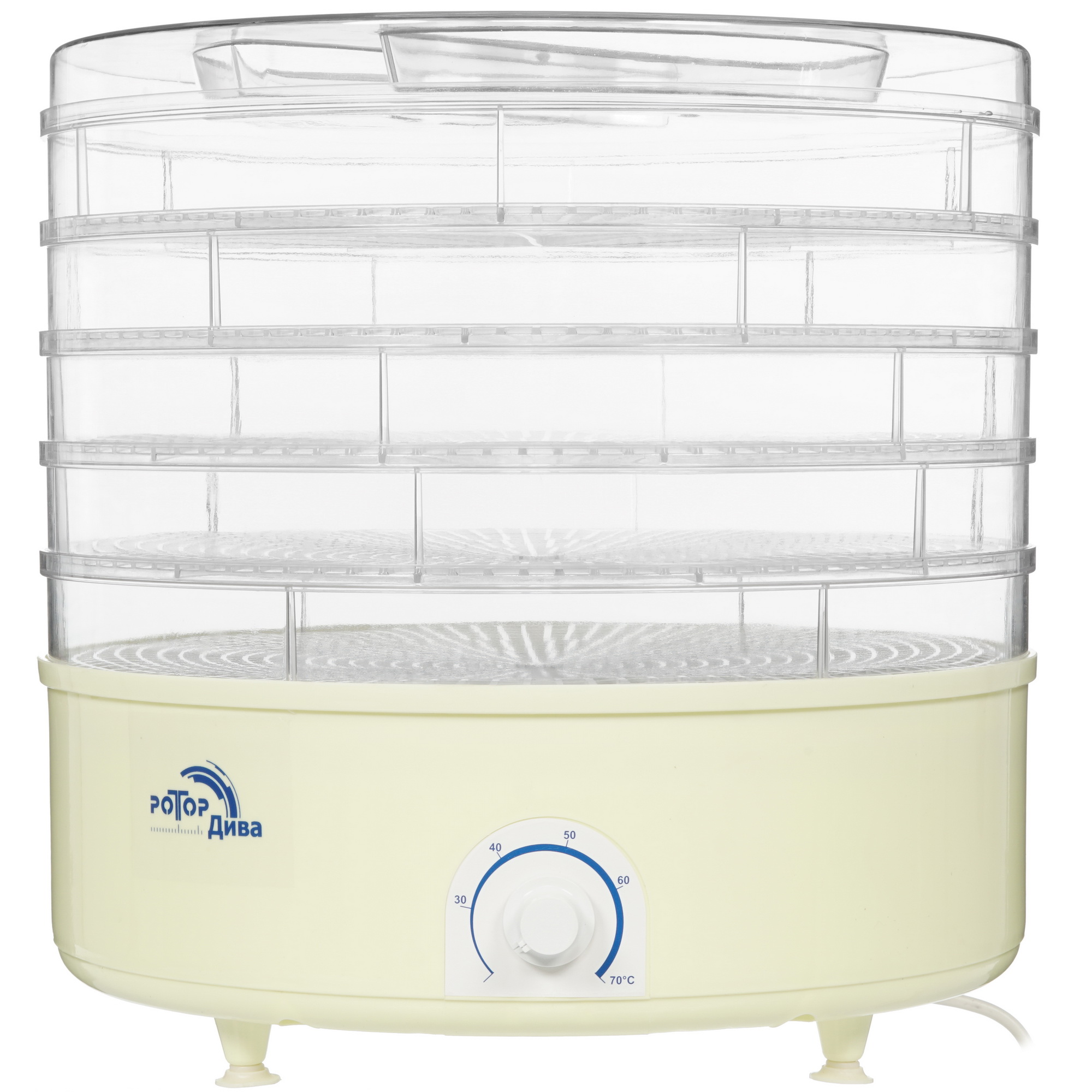 8122382 Сушилка для овощей и фруктов Ротор Дива СШ-007-10 белый STDN-0004437 - Вид №1