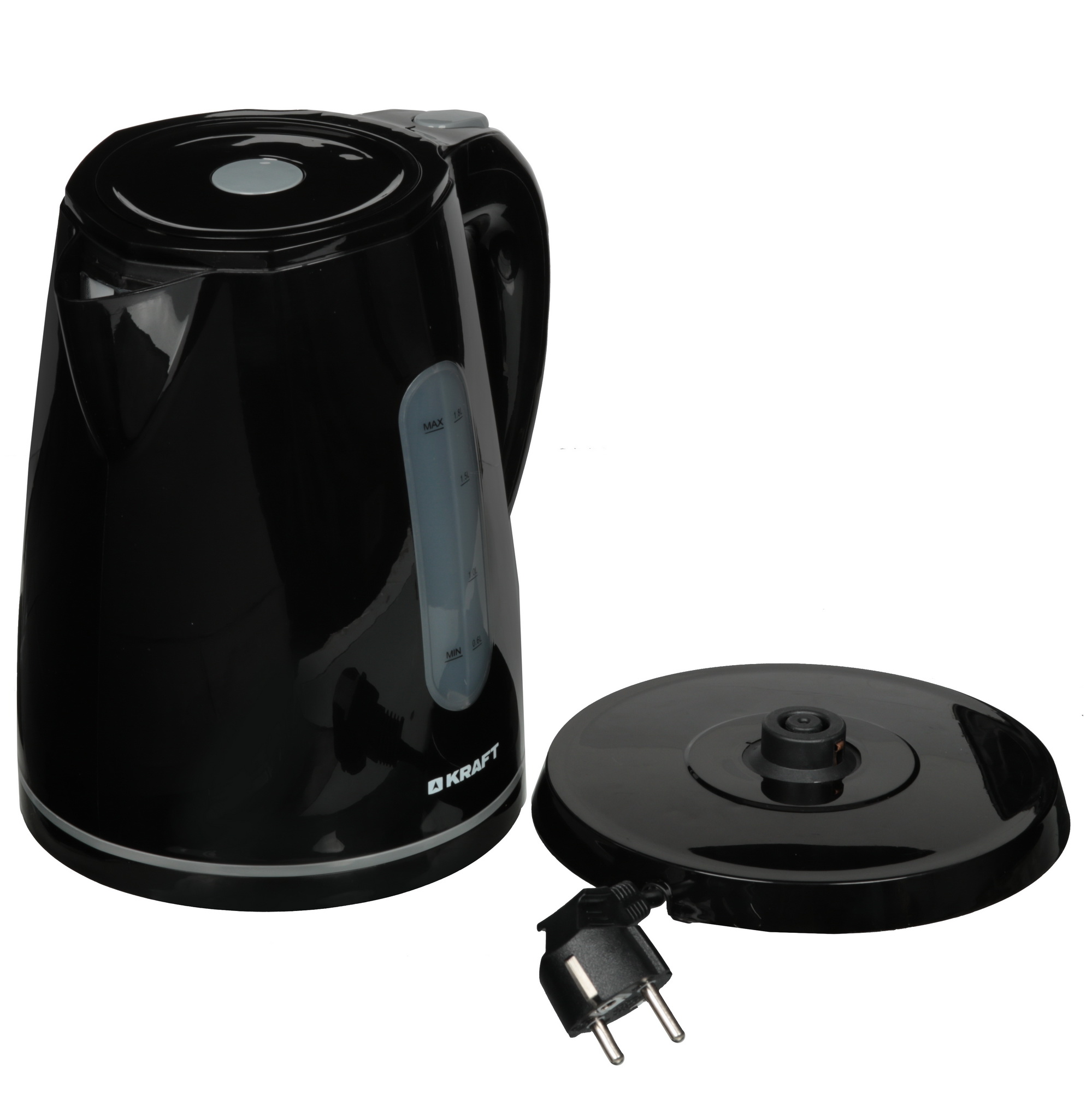 5351534 Электрочайник Kraft KF-KP1750BL черный STDN-0085939 - Вид №4