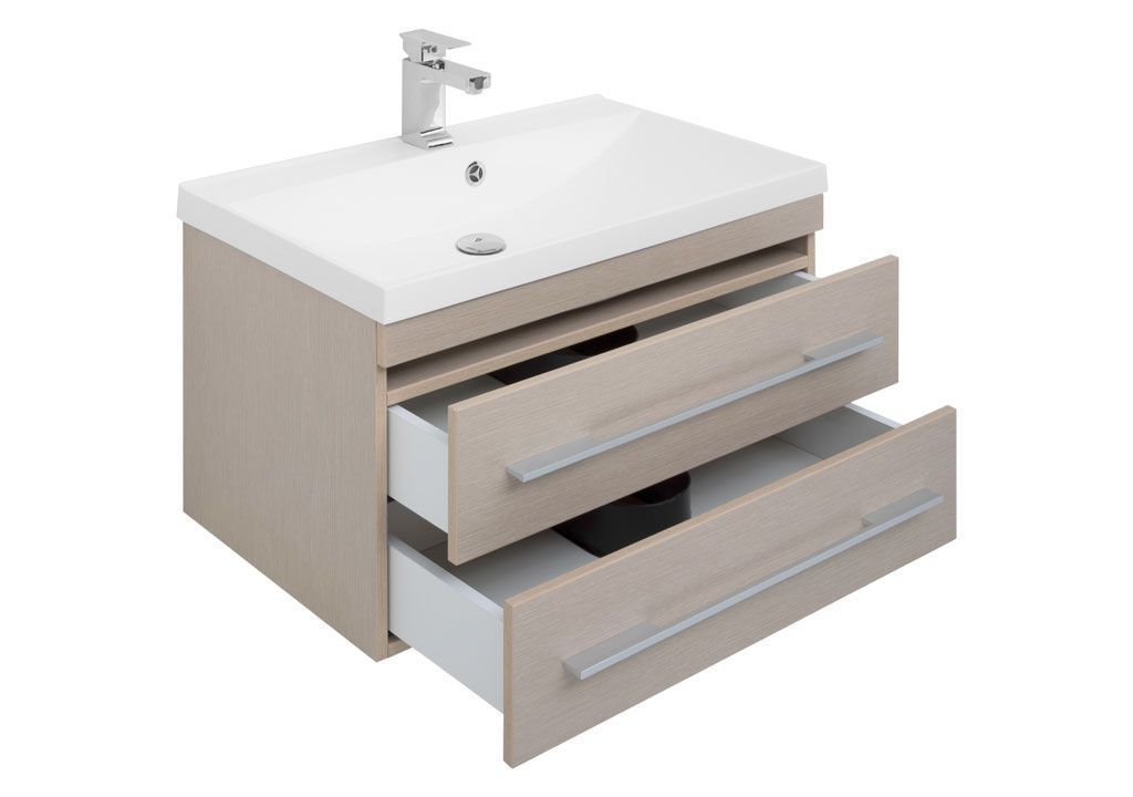 Мебель для ванной Aquanet Нота NEW 75 светлый дуб (камерино) 00231062 - Вид №3