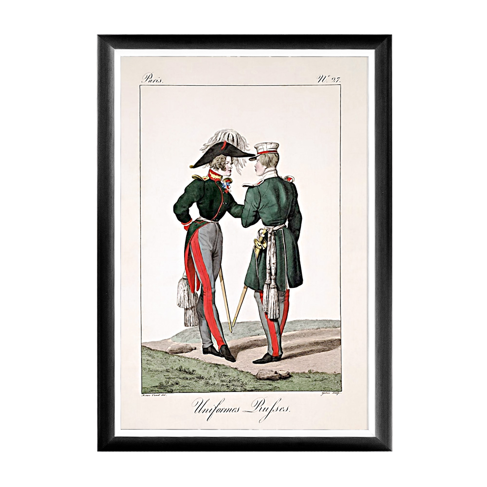 732022500_1818 Арт-постер «Русская униформа, 1815» Object Desire 