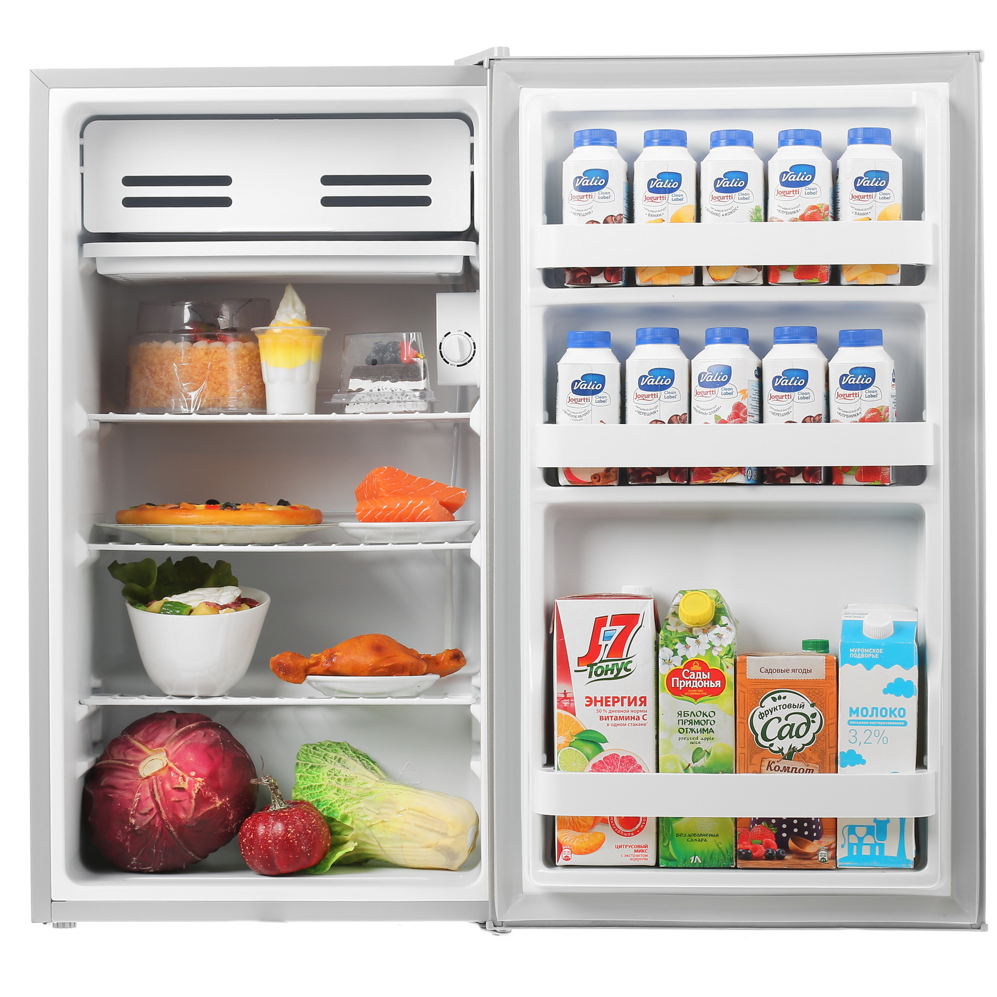 8189671 Холодильник компактный   Бирюса M90 серебристый STDN-0090290 - Вид №5