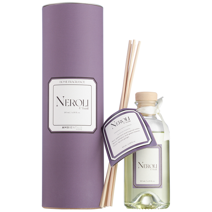 MK180MTHPA Диффузор ароматический sublime, Нероли и базилик, 180 мл (новый) Ambientair 