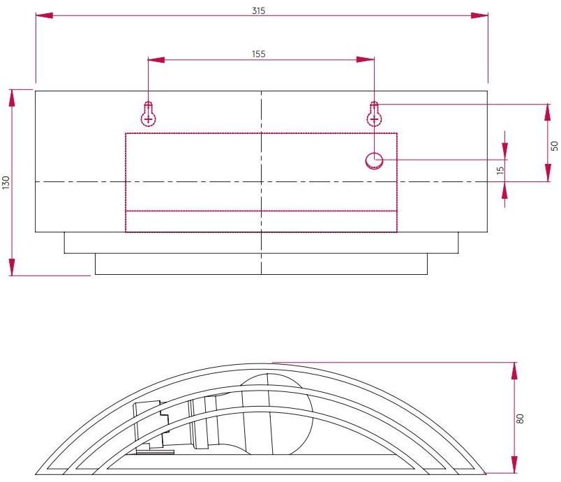 Astro Lighting Настенный керамический светильник отраженного света Amalfi 1079001 - Вид №2