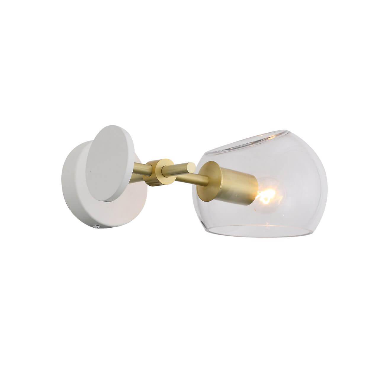 Бра со стеклянным плафоном белое Calmare SL434.201.01 ST LUCE CALMARE 00-3928824 Белый;золото  - Вид №2