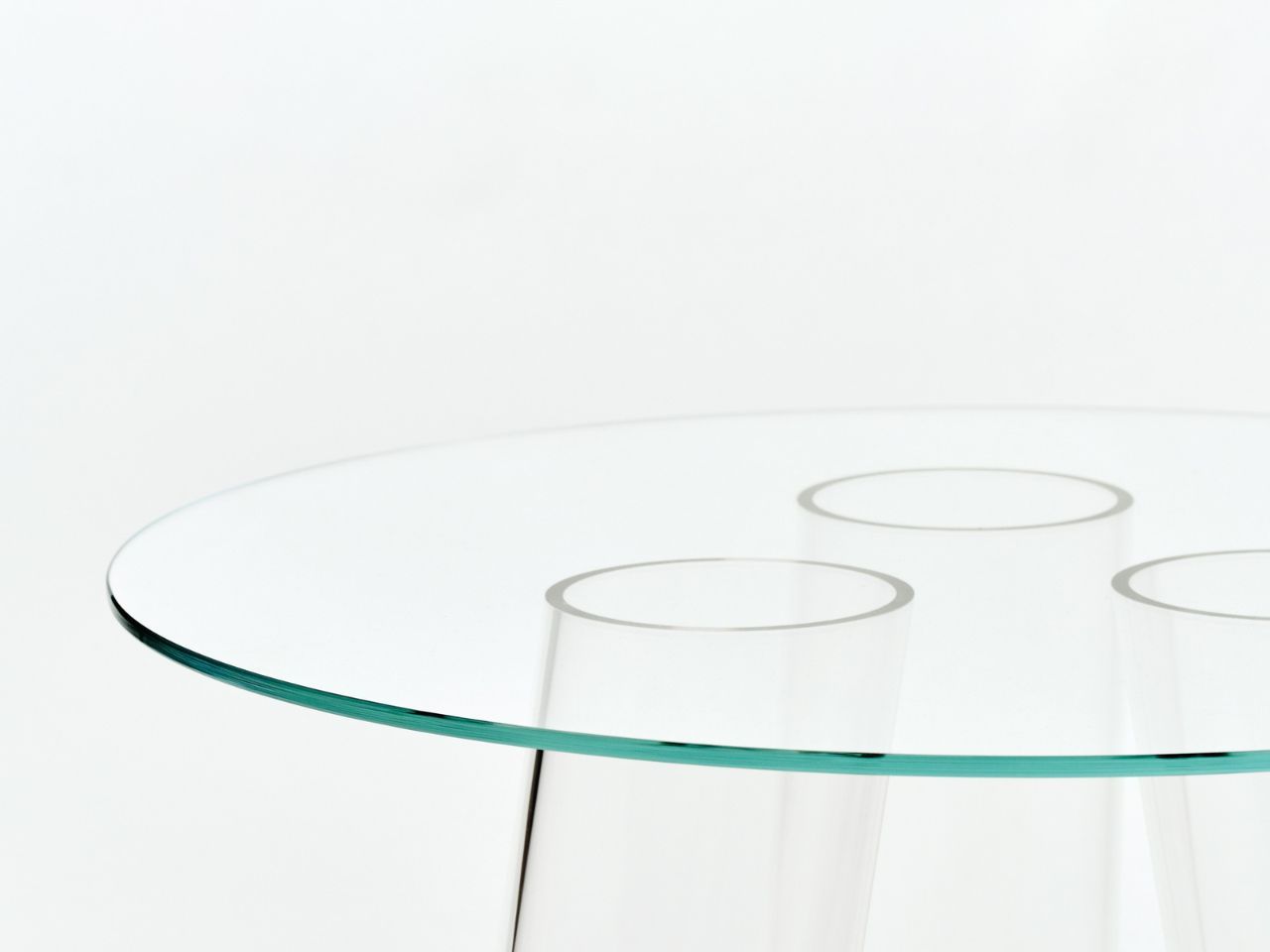 Стеклянный круглый журнальный столик LO Contemporary ELEPHANT IN A POND ARCH-00142777 - Вид №3