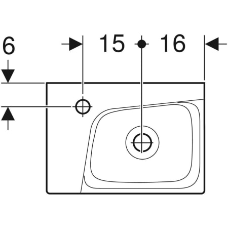 500.529.01.1 Раковина Geberit Xeno² Geberit  - Вид №7