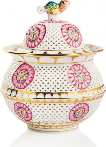 101143 Herend Шкатулка 150мл "Уэльс" Фарфор, Керамика