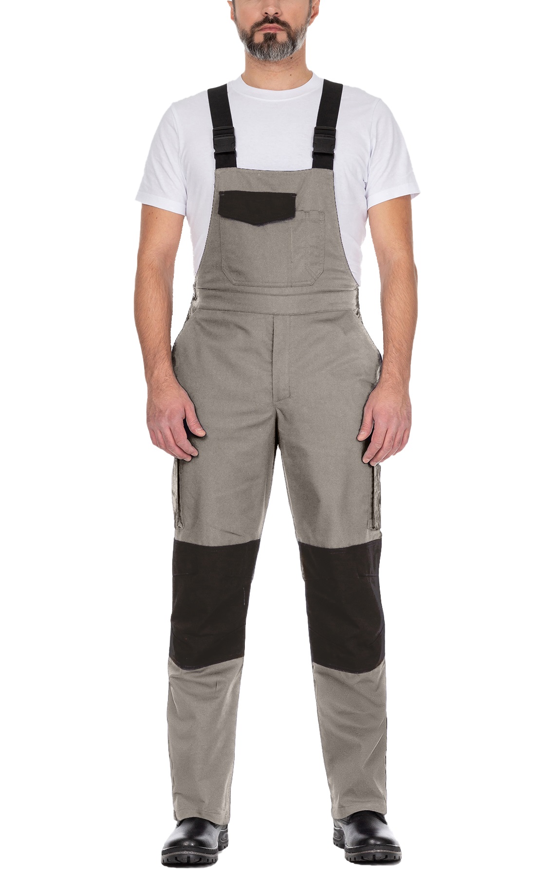 4956819 Костюм  NEW 2 серый песок с серым хаки STATUS  Летняя спецодежда  размер 60-62/182-188  - Вид №7