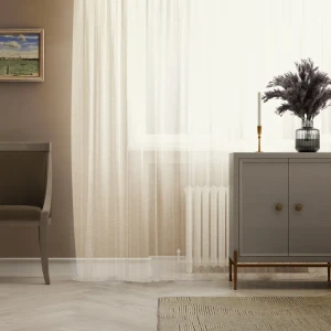 Тюль MIAMOZA на ленте молочный 300×280 см - воздушное оформление интерьера 89338175