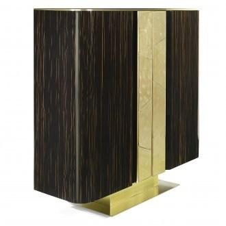 MARIONI Буфет из лакированной древесины с распашными дверцами Vincent 02728a - Вид №3