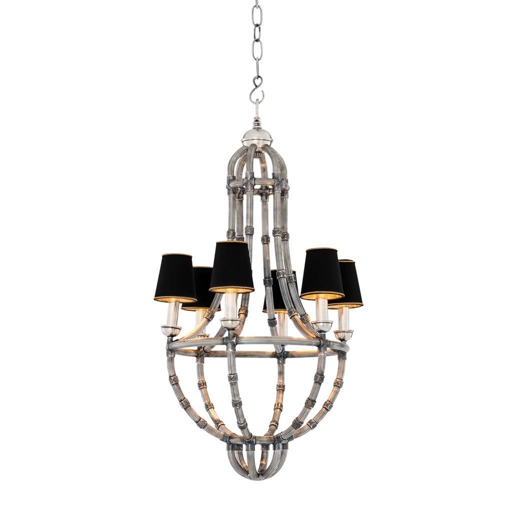 Люстра Moreaux S от Eichholtz серебро 110222 EICHHOLTZ ДИЗАЙНЕРСКИЕ, EICHHOLTZ 061610 Серебро  - Вид №1
