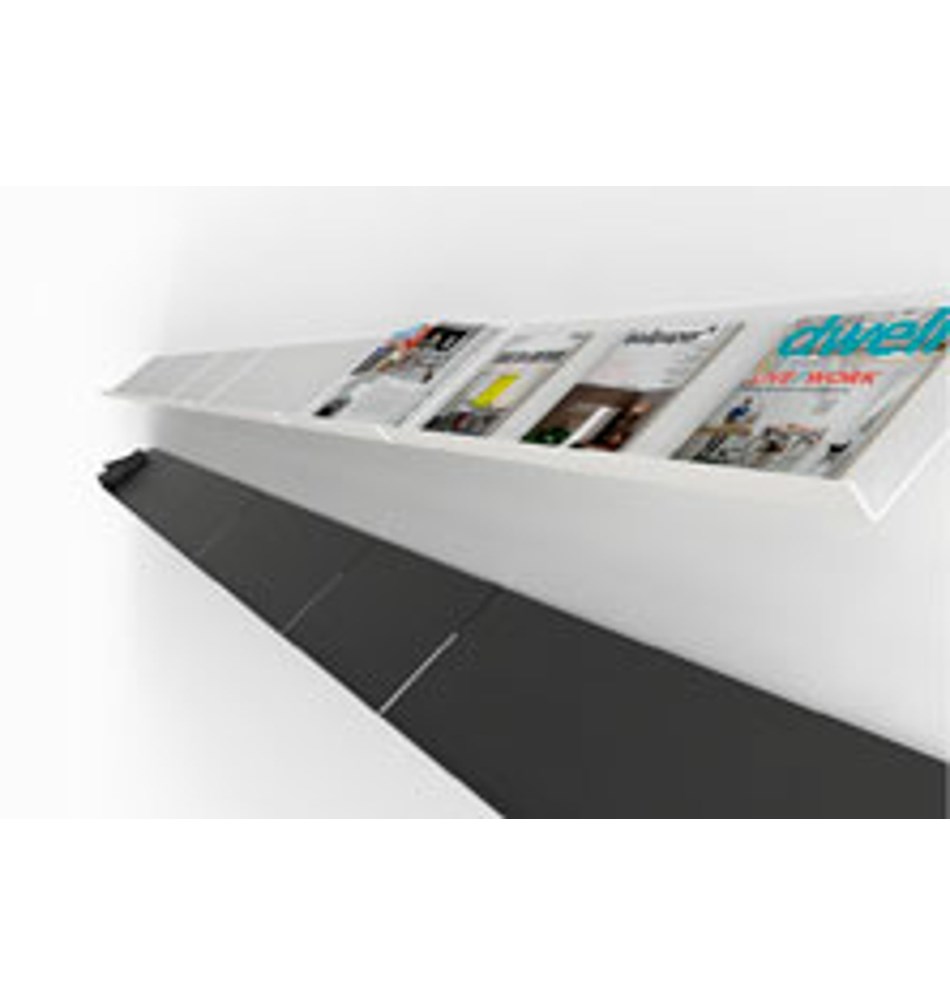 FROST Полка для обуви / магазинов 4039 100cm » белая Алюминий Белый U4039-W  - Вид №7