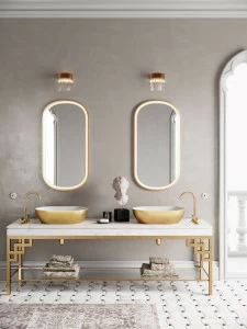 884250 Накладная раковина на столешницу  овальная GSI ceramica