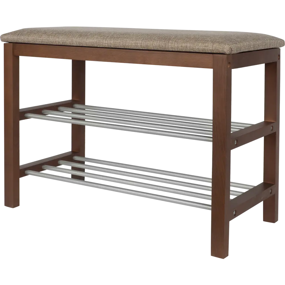 Банкетка Sheffilton SHT-B2-2 67x49 см дерево/металл цвет коричневый 82181036 STLM-2179274