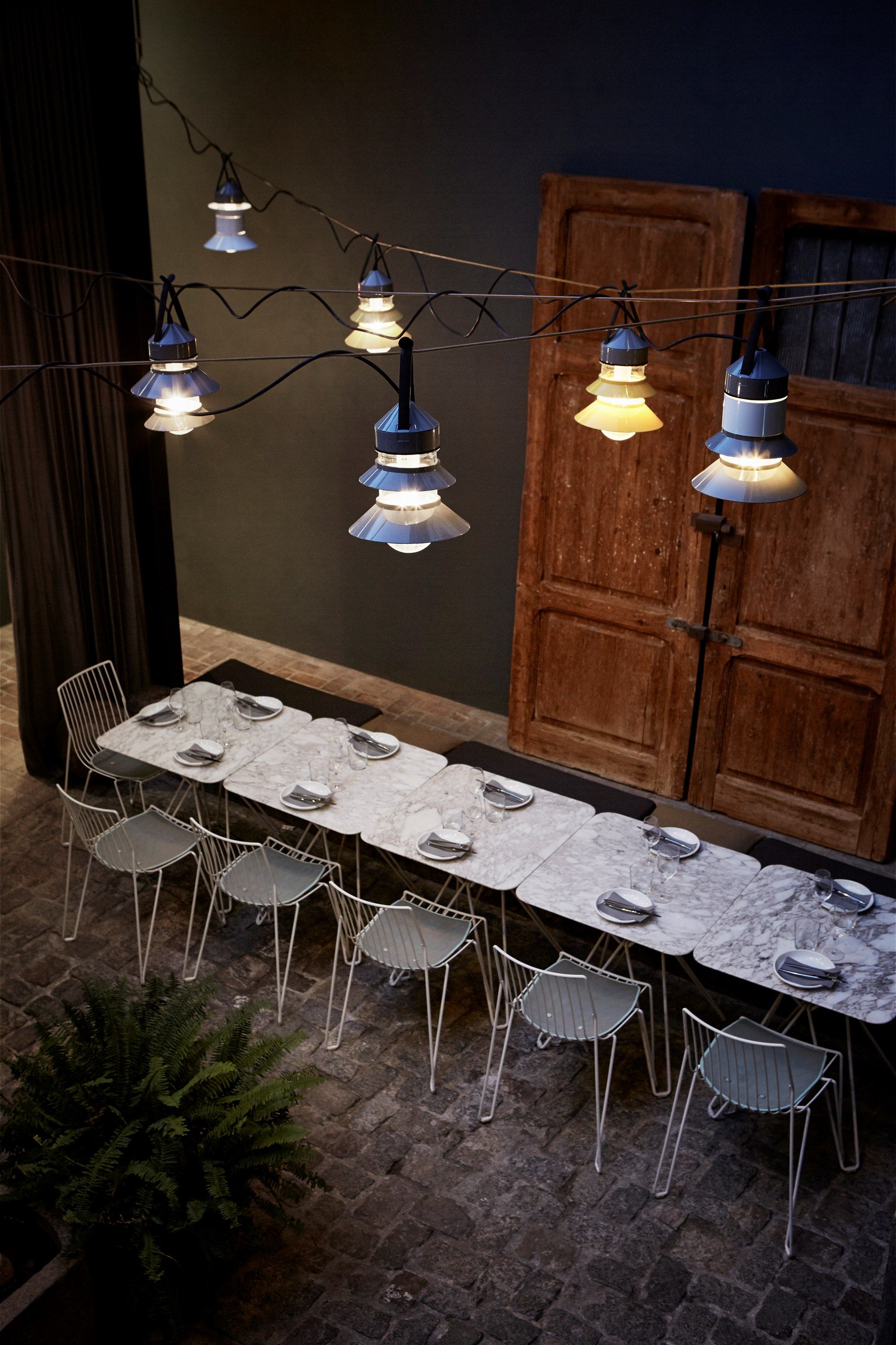 Открытый подвесной светильник на поликарбонатных кабелях Marset ARCH-00128091 - Вид №1