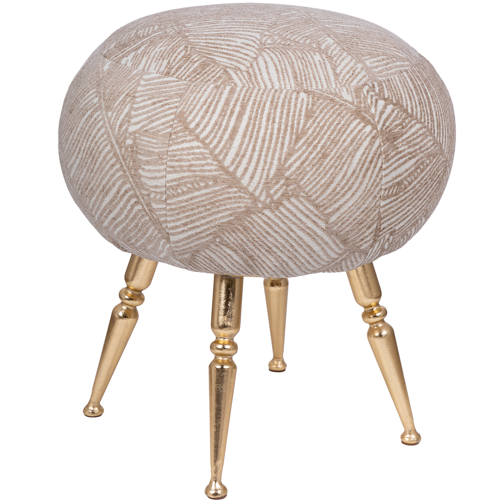 14036 Банкетка Конте Беж Золото BOGACHO 4627196596382