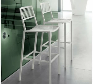 FAST Табурет из алюминия с подставкой для ног Omnia selection