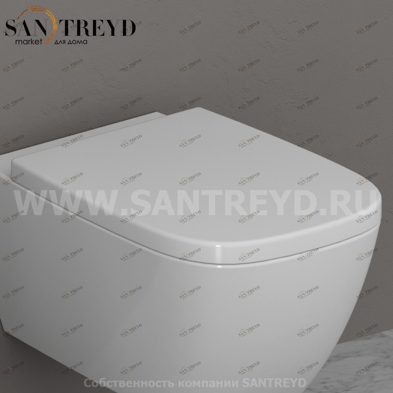 GN020BI Крышка сиденье для унитаза Ceramica Globo GENESIS