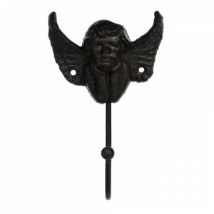 Крючок настенный черный 13,5 см "Ангел" BLUMEN HAUS АНГЕЛЫ 00-3971621 Черный