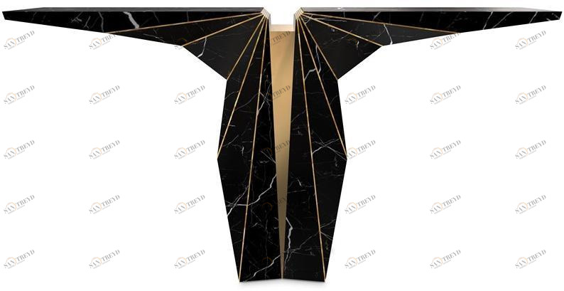 LUXXU Прямоугольная консоль из мрамора sun-id-1450014