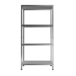Стеллаж металлический 70x140x30 см оцинкованная сталь нагрузка на полку 30 кг цвет серый 89376256 STLM-2007704