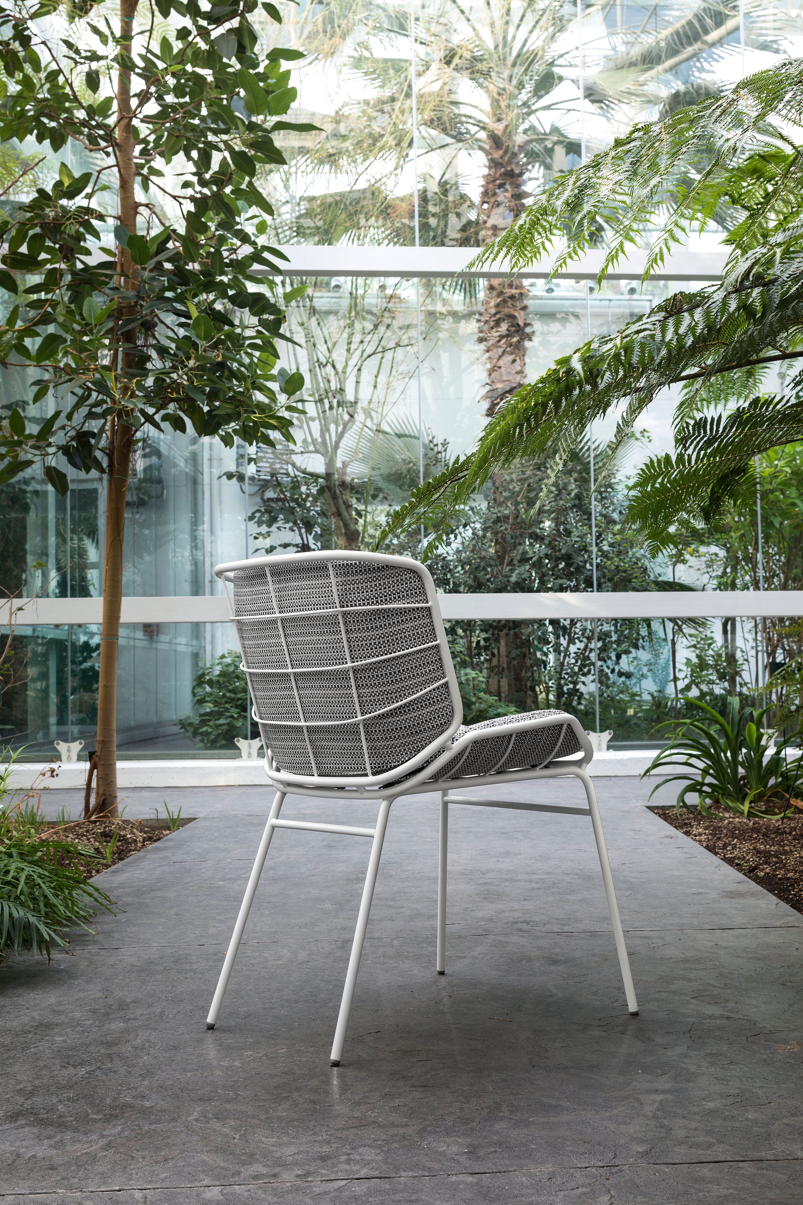 Мягкий стул из ткани TrabA' Кожа ARCH-00018615 - Вид №2