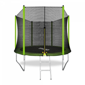 Батут 10ft с внешней страховочной сеткой и лестницей (light green) ARLAND