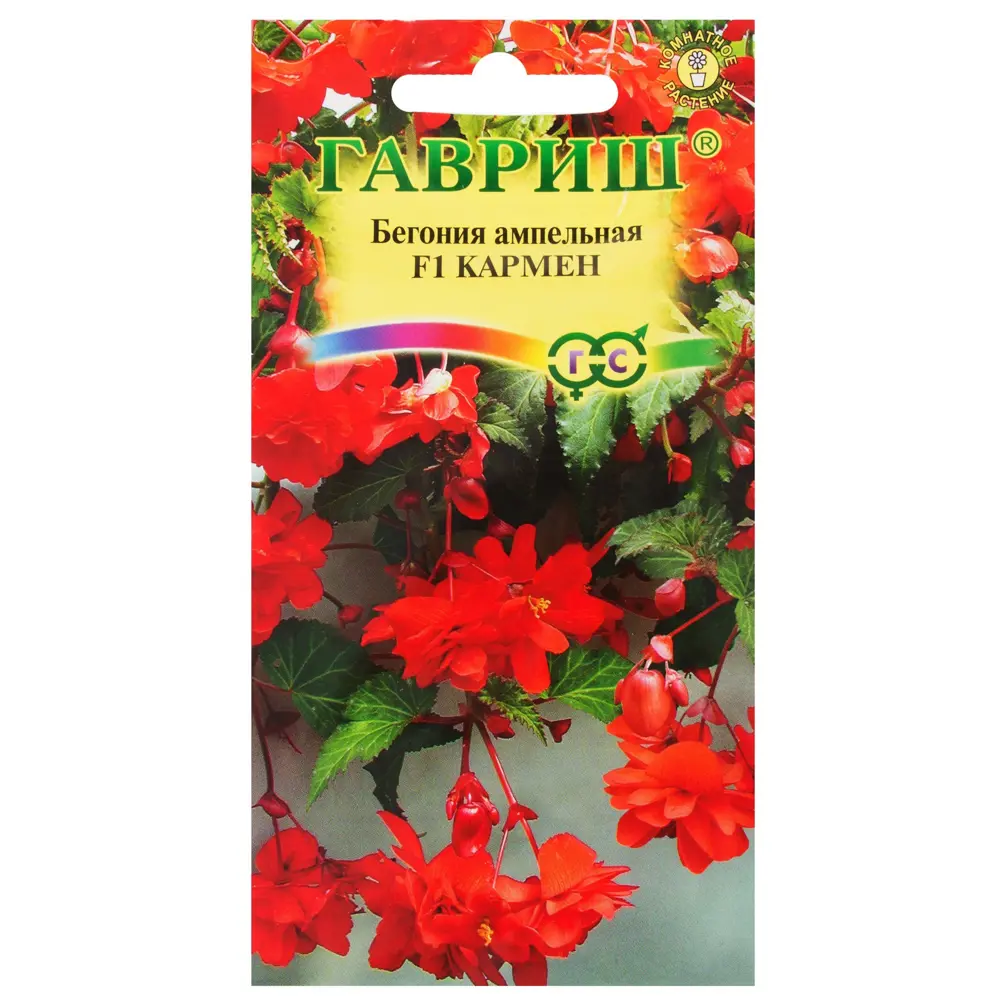 Бегония гранулированая ампельная «Кармен» F1, 5 шт. (пробирка) 81933423 STLM-2112041 ГАВРИШ 