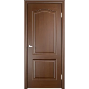 Дверь межкомнатная глухая Антик 60x200 см, ПВХ, цвет дуб коньяк