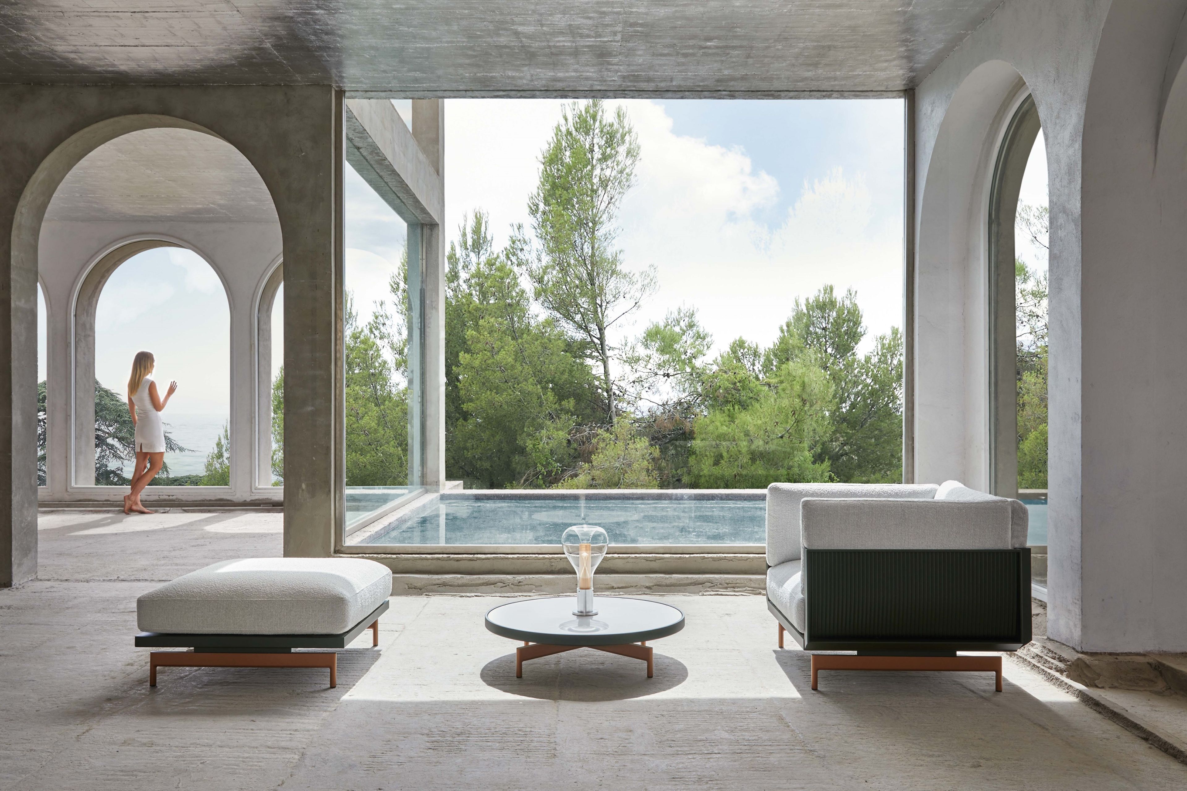 Садовый стул из ткани и алюминия с термокрытием GANDIABLASCO Onde ARCH-00136154 - Вид №44