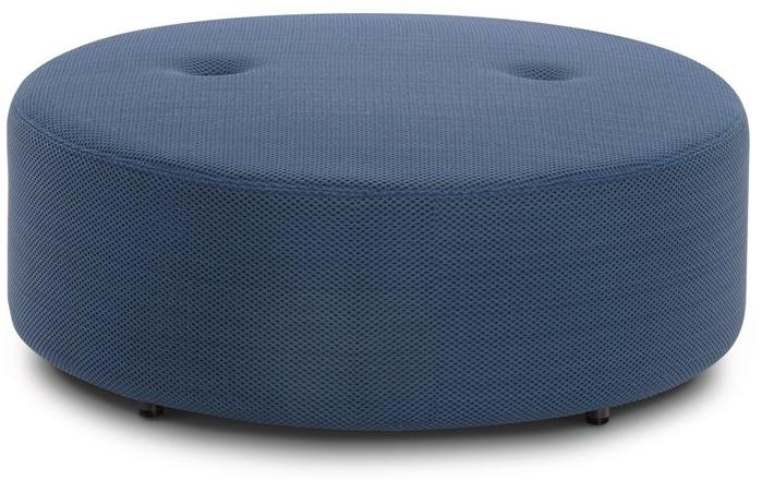 RODA Круглый садовый пуф из ткани Double sun-id-1364612 - Вид №2