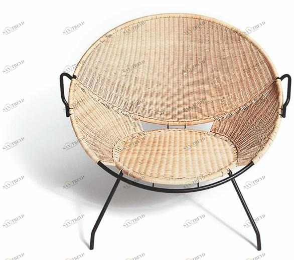 DE PADOVA Кресло плетеное с подлокотниками sun-id-1397513