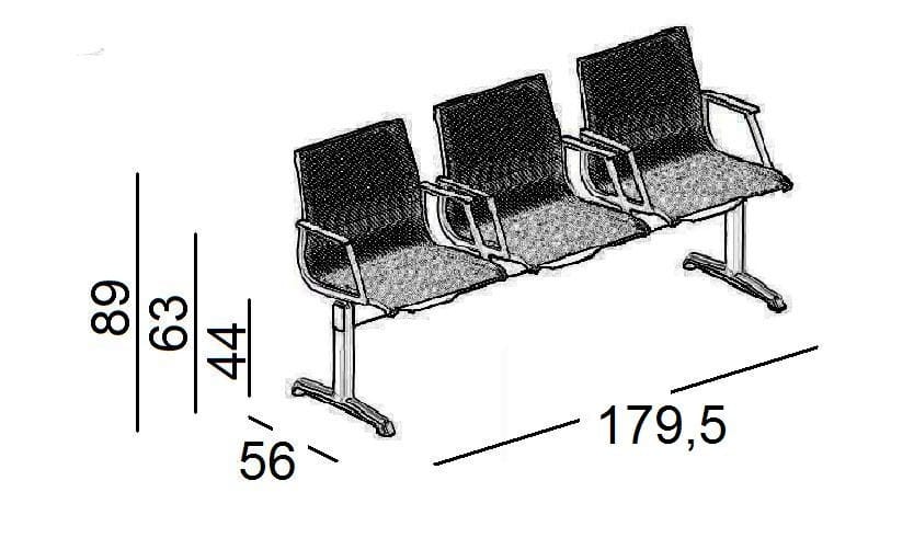 Сиденье на тканевом полу Luxy Nulite ARCH-00112920 - Вид №2