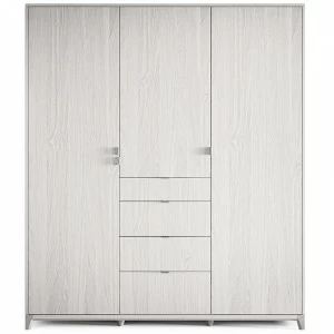 Шкаф трехстворчатый белый с ящиками Case №2 THE IDEA  210381 Белый
