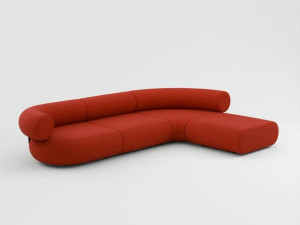 Модульный тканевый диван